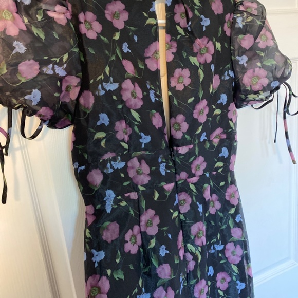 BRAND NEW: Floral Woven Orchid Dress - Picture 4 of 4